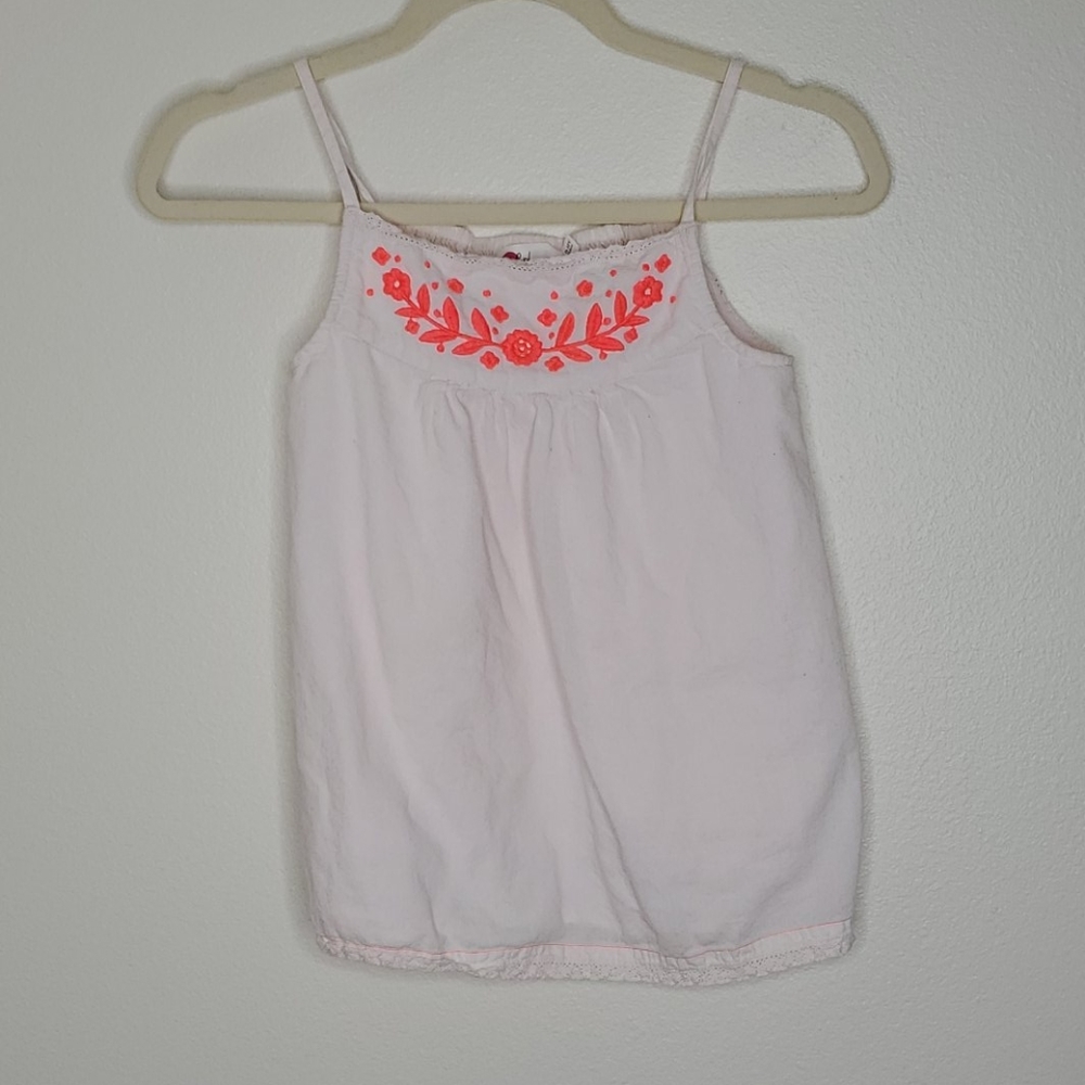 Mini Boden Pink Tank Top Girls 12